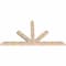 Ekena Millwork Saratoga Smooth Timber Gable Bracket, Douglas Fir, 96"W x 52"H x 3 1/2"D x 5 1/2"F, 13/12 Pitch GBW096X52X0406SAR00SDF - alternate 5